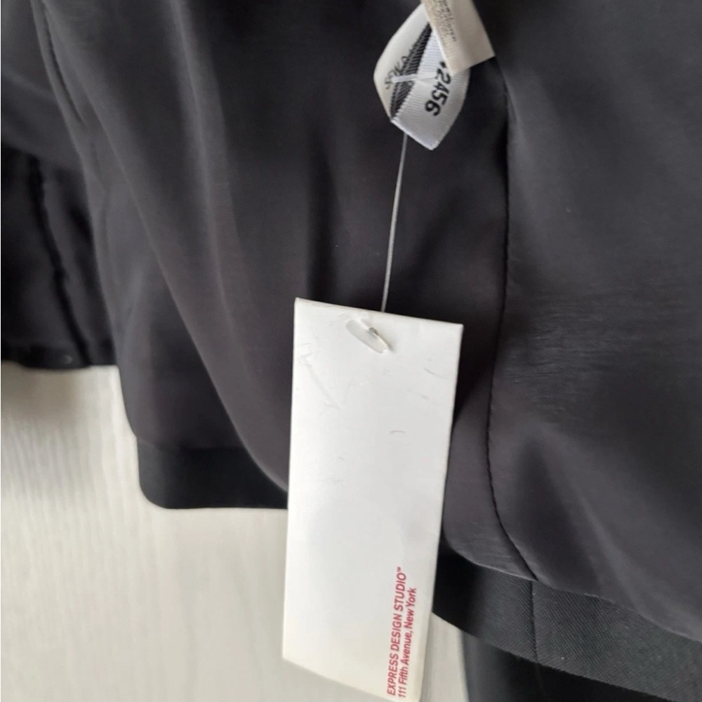 NWT Brand New Express Women's Black Double-Breasted Blazers Size 12 - Picture 4 of 11